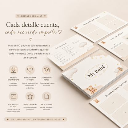 Libro de Recuerdos Mamá y Bebé